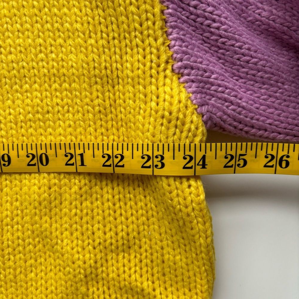 Forever 21 Multicolor Colorblock Cropped Knit Cardigan Sweater - Size 3x - NWOT - Picture 6 of 7